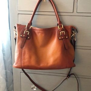 Authentic Vincenzo Leather Ryder bag